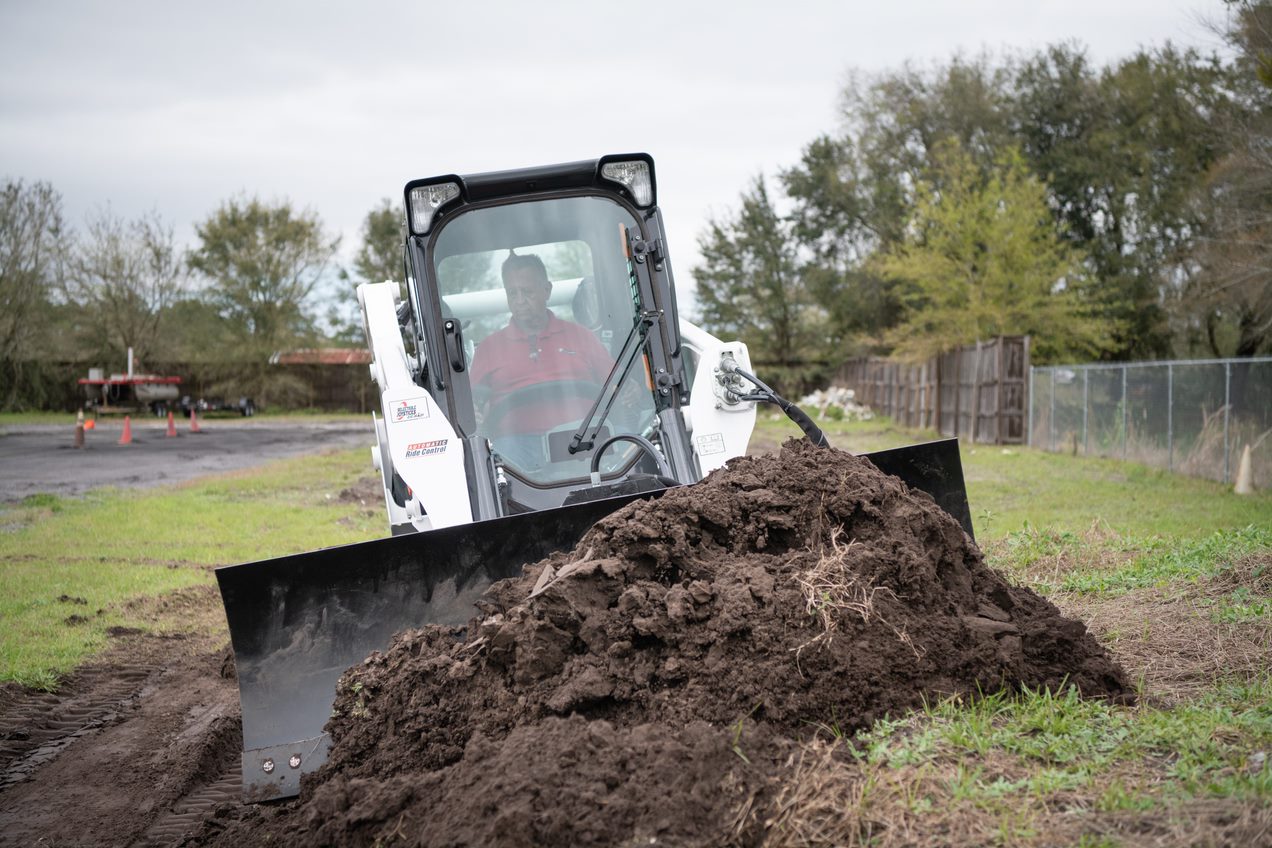 dozer blade on skid steer