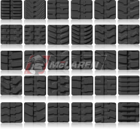 Rubber tracks tread patterns by McLaren Industries - Manufacturer of tracks and tires