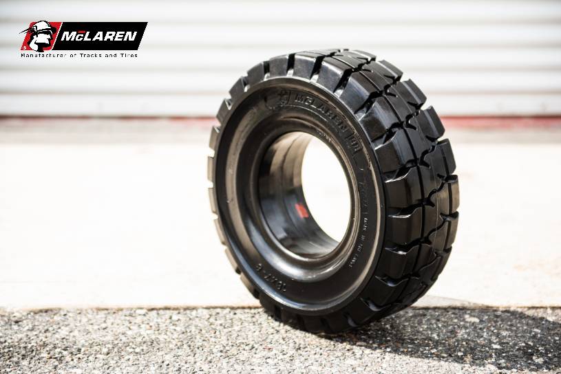 mclaren solid pneumatic forklift tires